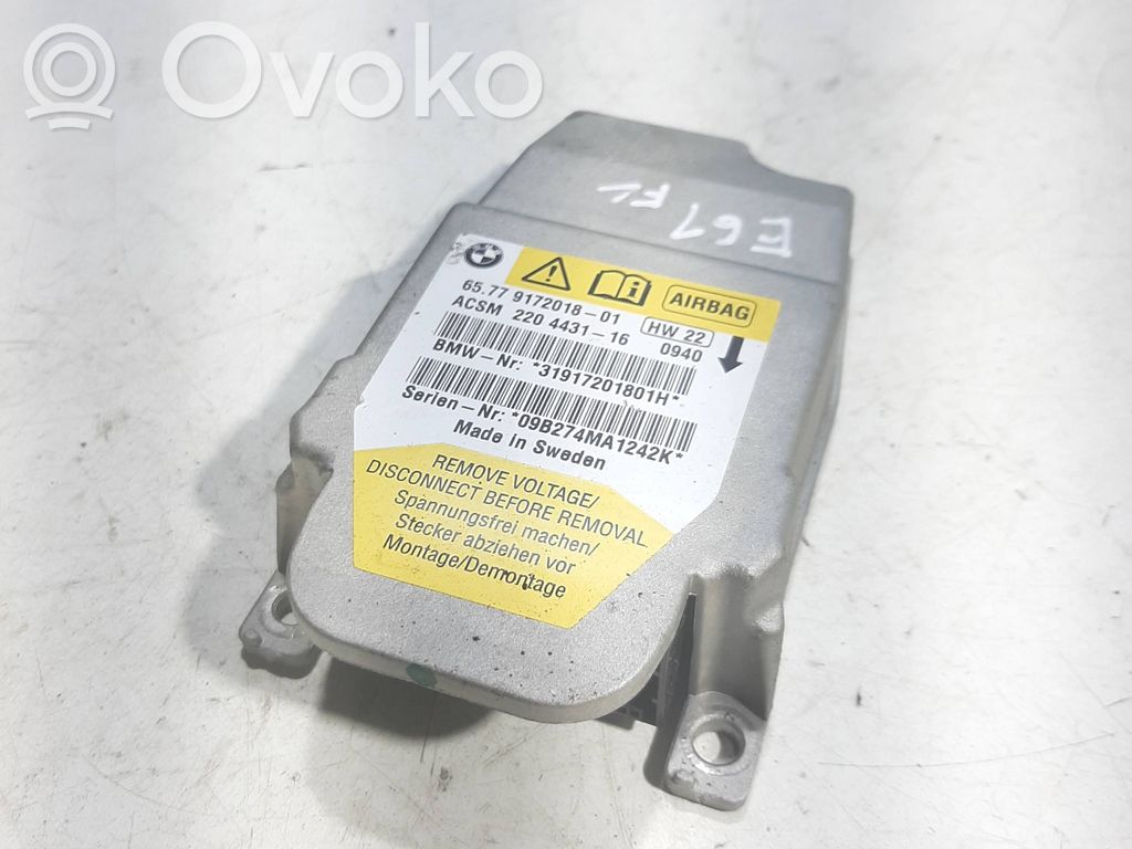 BMW 5 E60 E61 Airbag control unit/module 