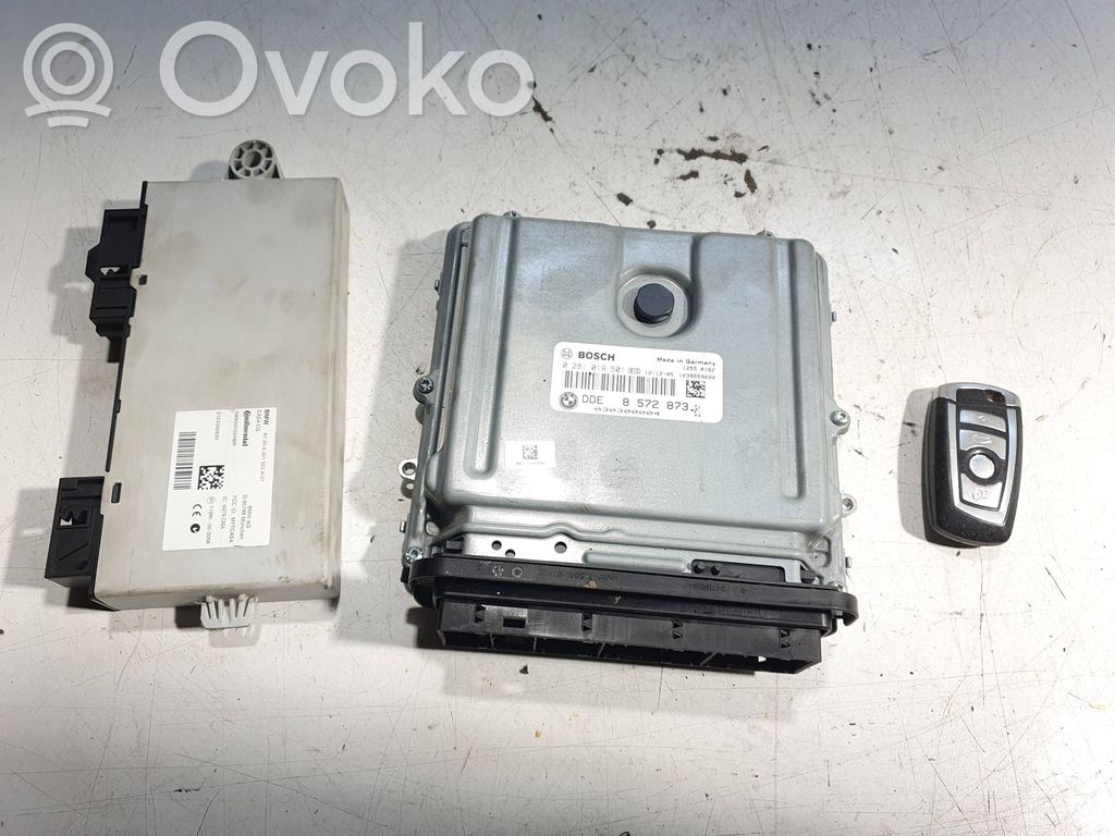 BMW 6 F06 Gran coupe Komputer / Sterownik ECU i komplet kluczy 