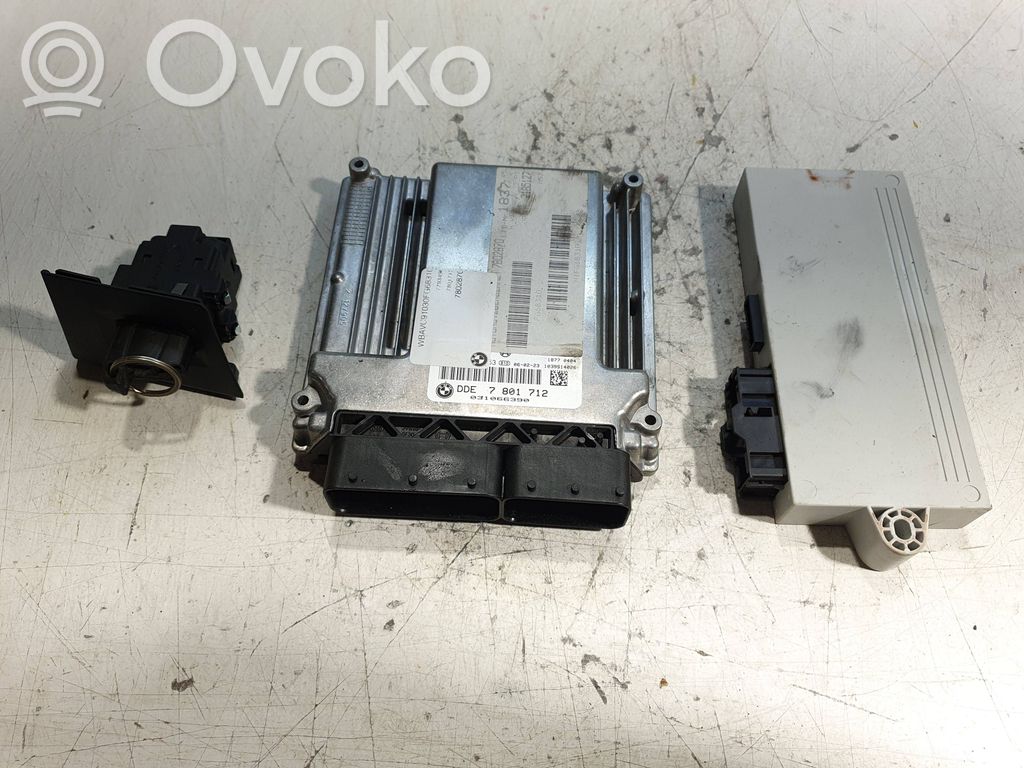 BMW 3 E90 E91 Engine ECU kit and lock set 