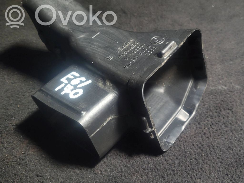BMW 5 E60 E61 Conduit d'air (cabine) 