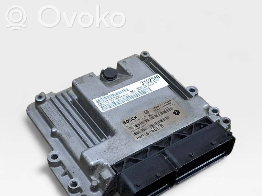 Jeep Cherokee KL Engine control unit/module 