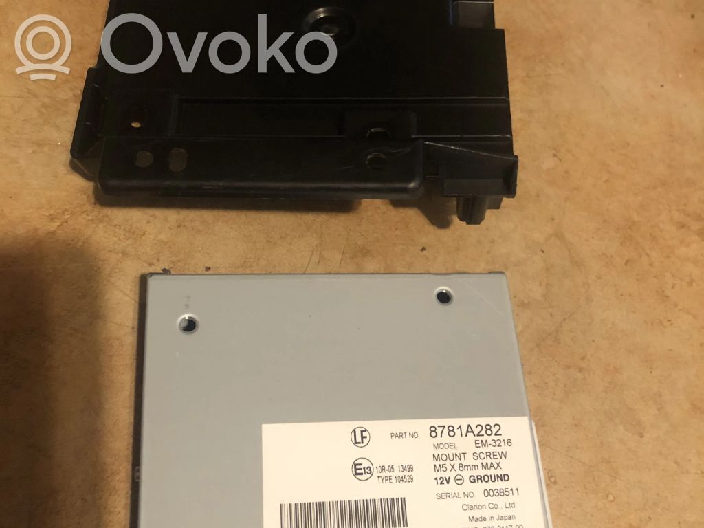 Video control module   8781A147,8781A282