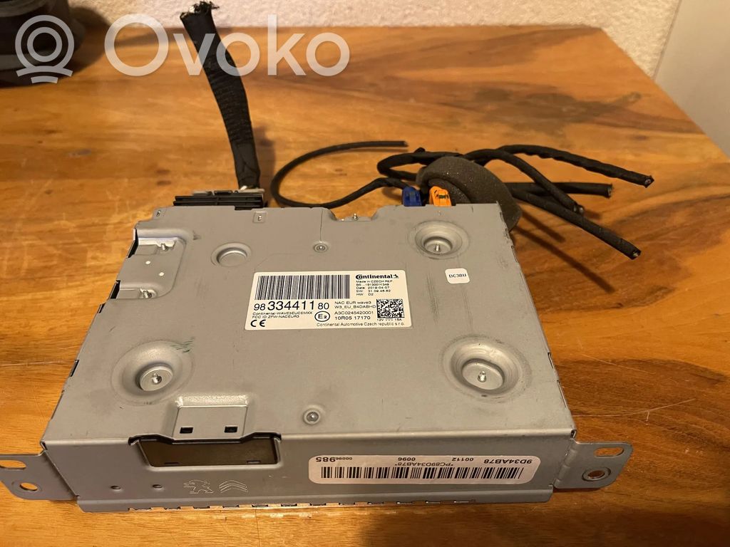 DS Automobiles 7 Crossback GPS navigation control unit/module 
