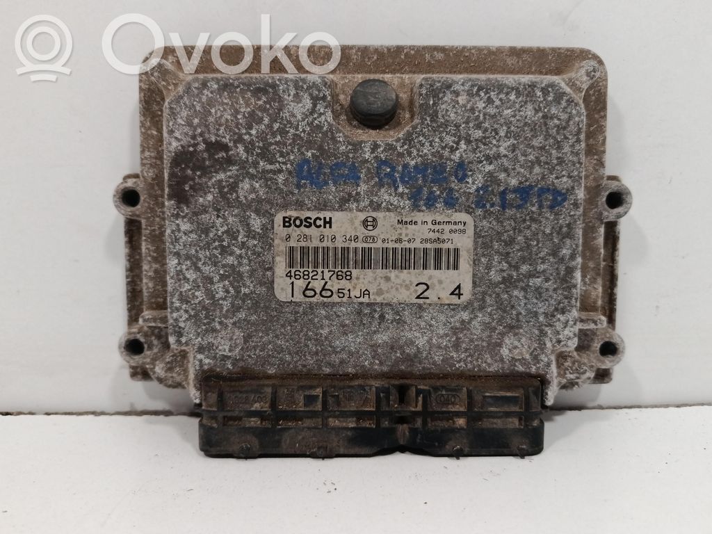 Engine control unit/module   46821768,0281010340,46821768