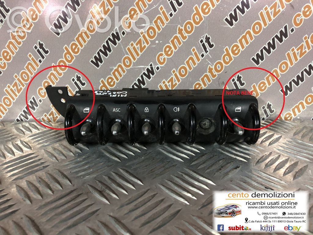 Mini One - Cooper R50 - 53 A set of switches 