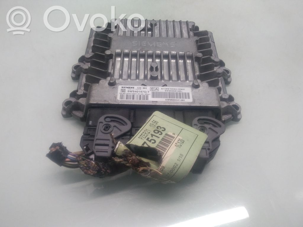 Peugeot 407 Engine control unit/module 