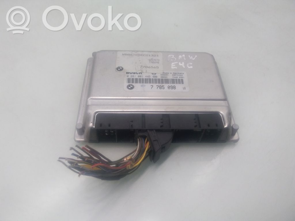 Unidad de control/módulo del motor   0281001445