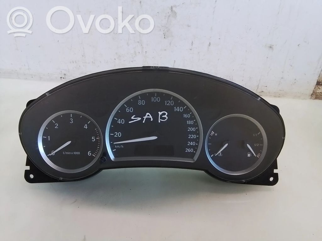 Saab 9-3 Ver2 Licznik / Prędkościomierz 