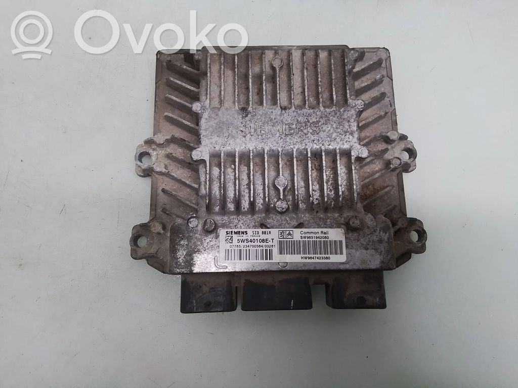 Citroen Berlingo Engine control unit/module 