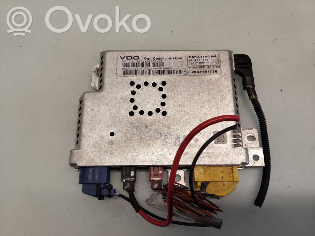 Citroen C5 GPS navigation control unit/module 