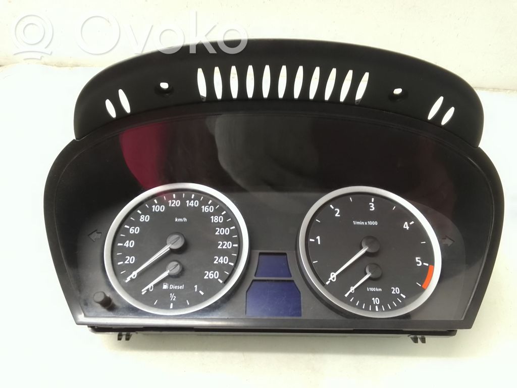BMW 5 E60 E61 Vitezometru (grup de instrumente) 