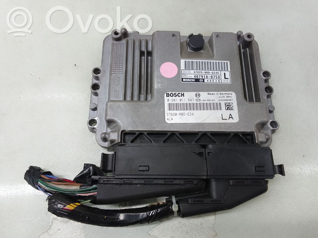 Honda Accord Sterownik / Moduł ECU 