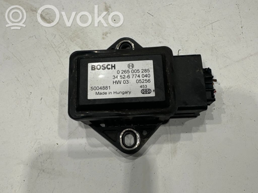 BMW X5 E53 ESP acceleration yaw rate sensor 