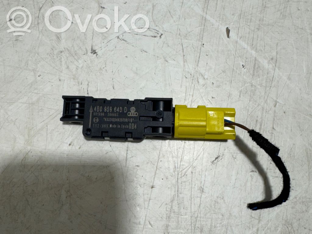 Airbag deployment crash/impact sensor   4B0959643D