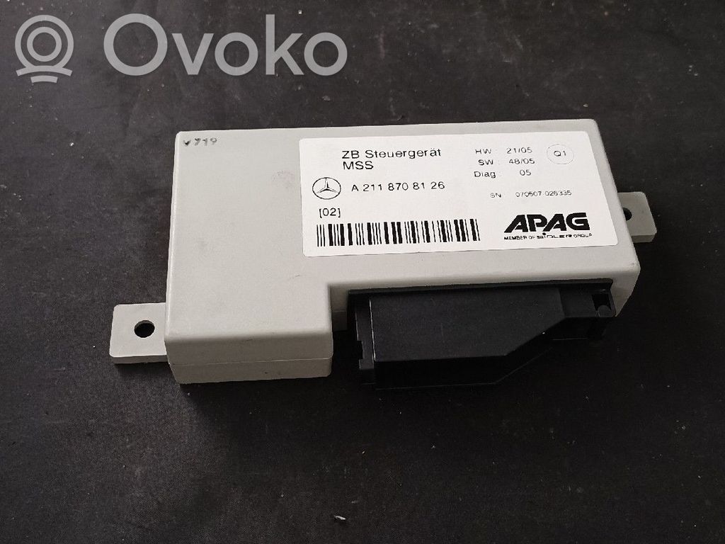 Mercedes-Benz E W211 Other control units/modules 