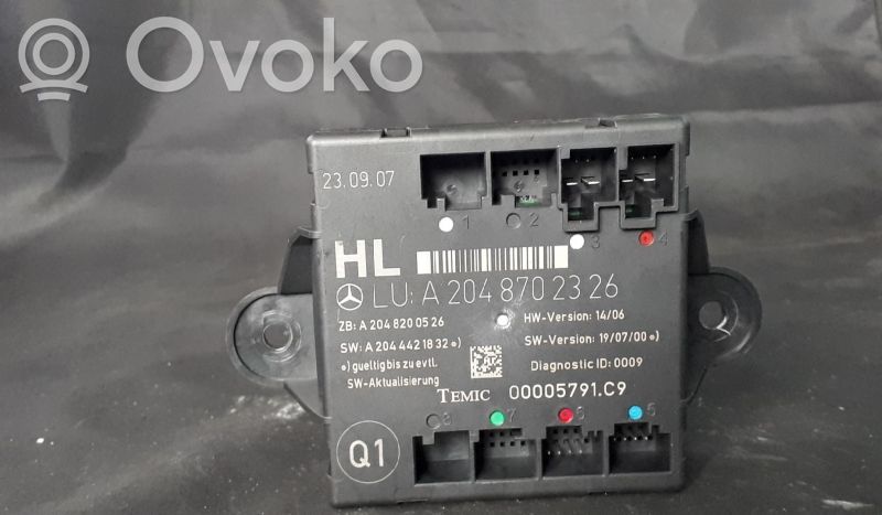 Door control unit/module   2048702326,2048207785,2048702426,A2048207785,A2048702326,A2048702426,TRASESQUERDO