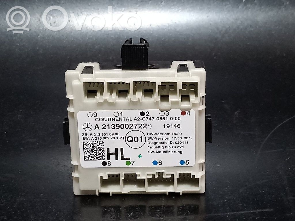 Door control unit/module   2139002722,1679002018,A1679002018,A2139002722,TRASESQUERDO