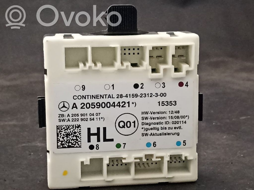Mercedes-Benz C W205 Door control unit/module 