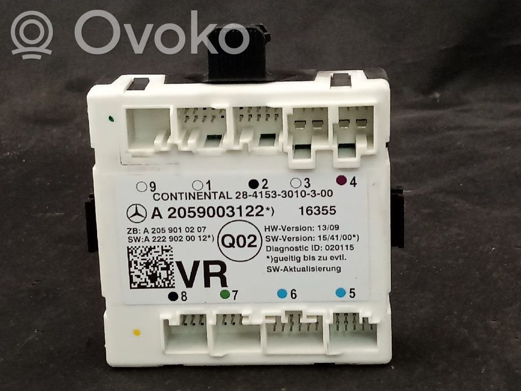 Unité de commande module de porte   2059003122,2059000528,FRENTEDIREITO