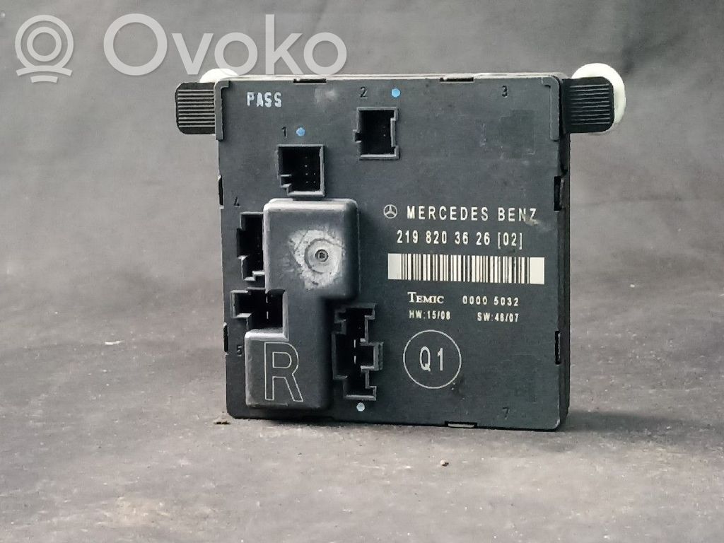 Unité de commande module de porte   2198203626,TRASDIREITO