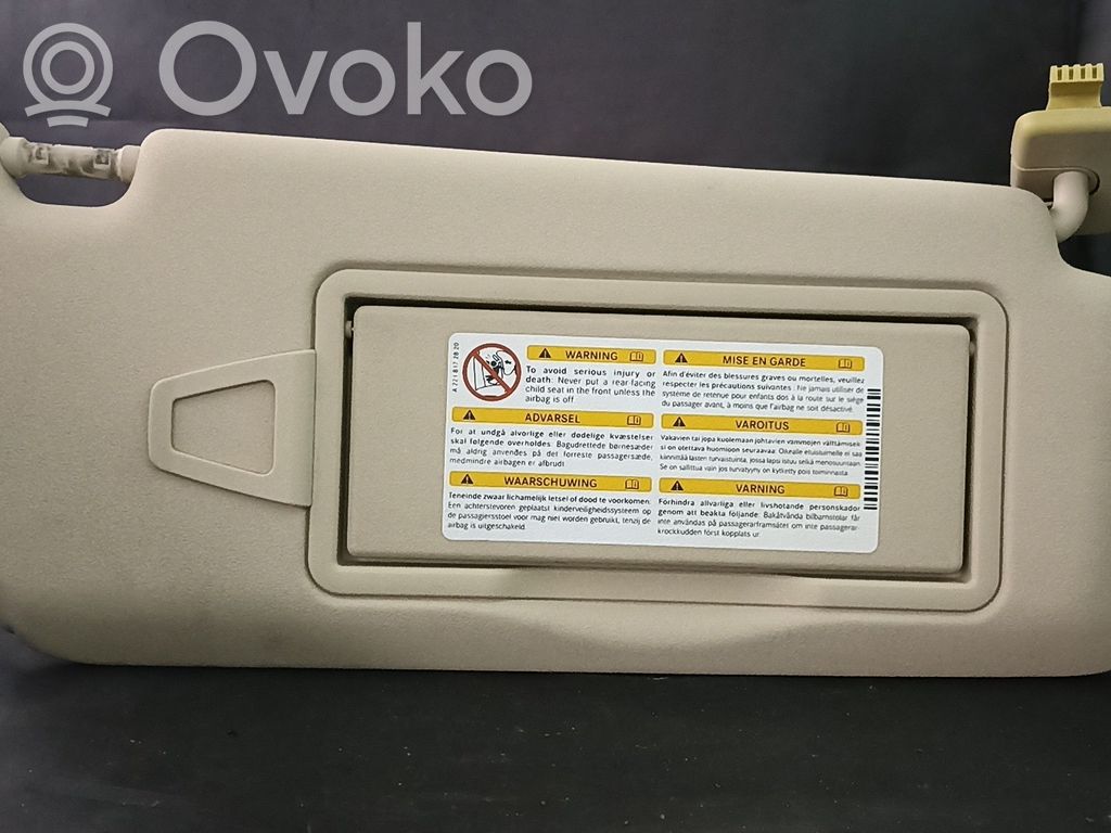 Mercedes-Benz E C207 W207 Sun visor 