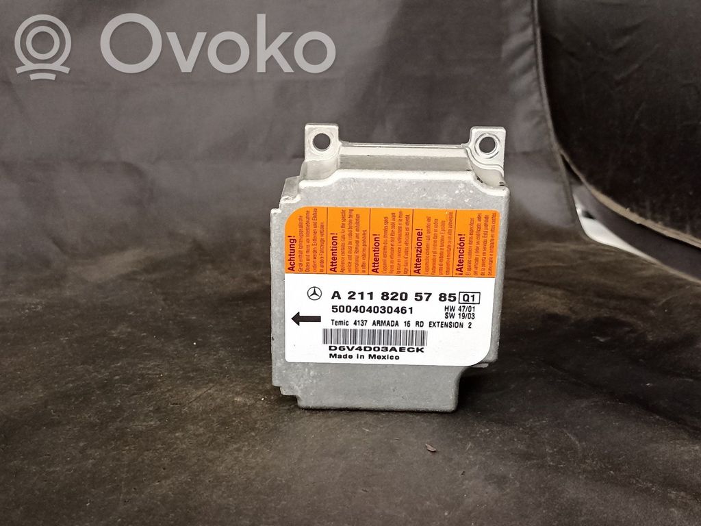 Mercedes-Benz E W211 Airbag control unit/module 
