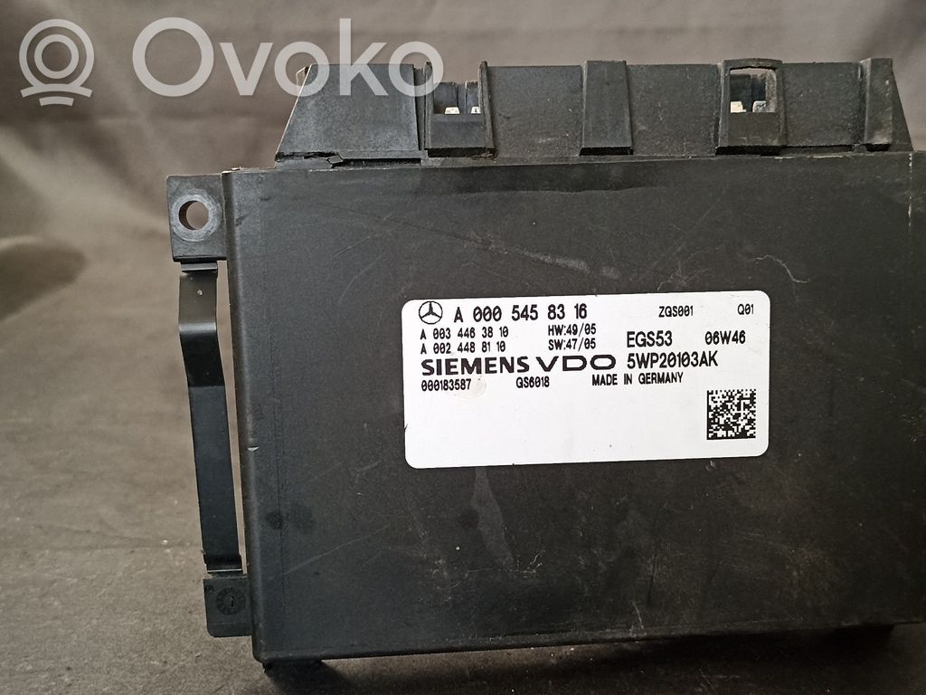 Mercedes-Benz Sprinter W906 Unitate/modul de control cutie de viteze 