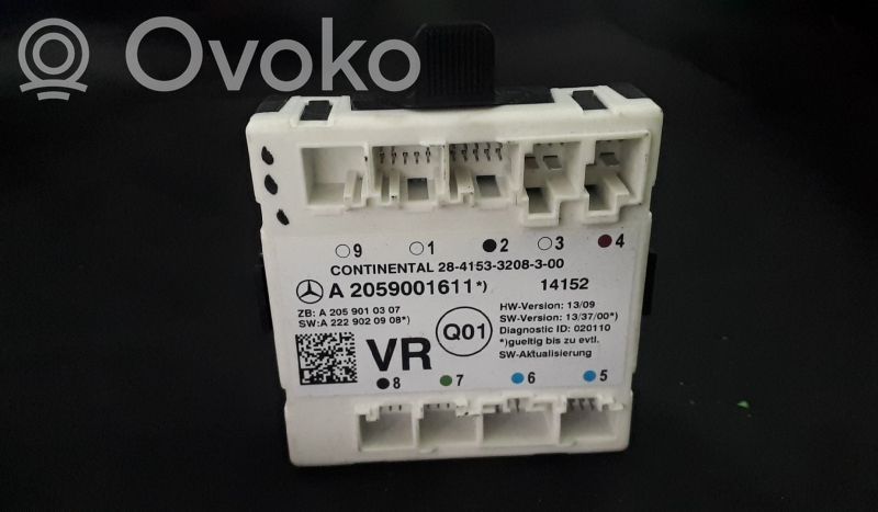 Door control unit/module   2059001611,FRENTEDIREITO