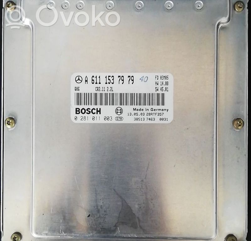 Mercedes-Benz C W203 Engine control unit/module 
