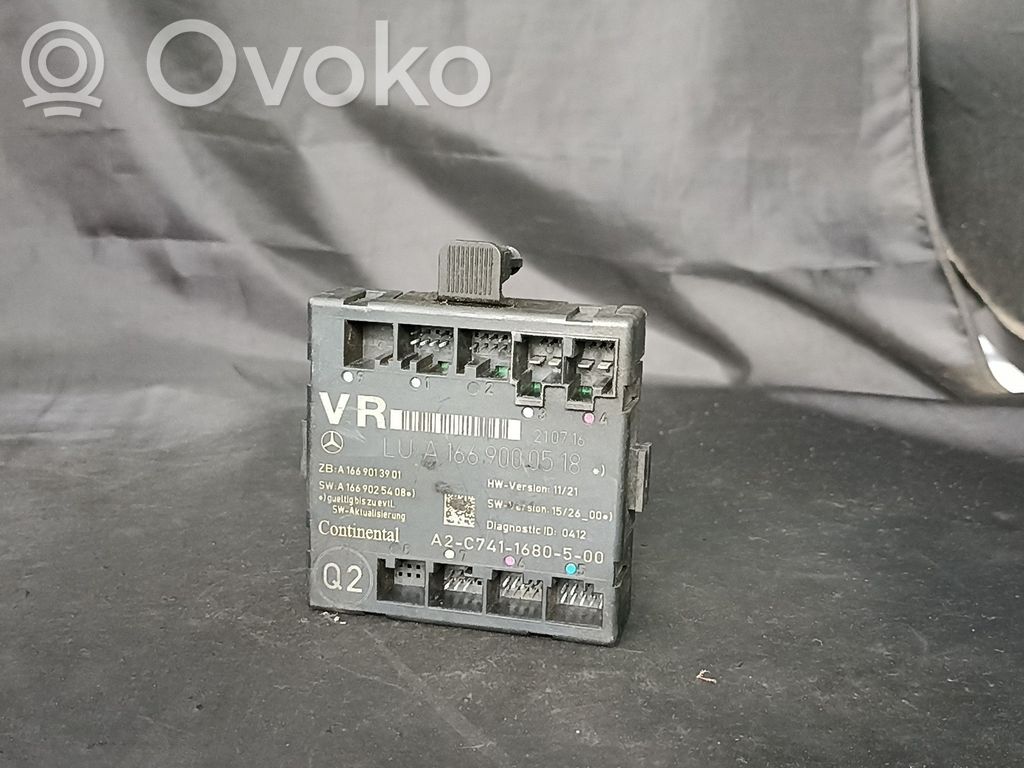 Mercedes-Benz CLA C117 X117 W117 Door control unit/module 