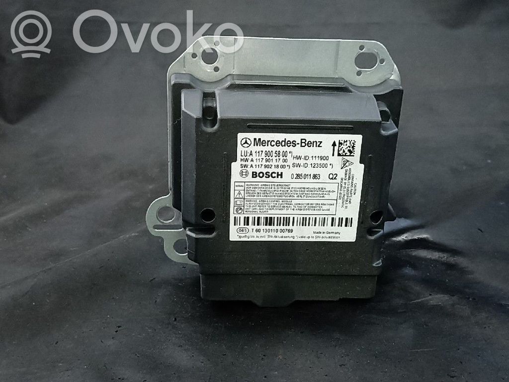 Mercedes-Benz A W176 Unitate/modul de comandă airbaguri 
