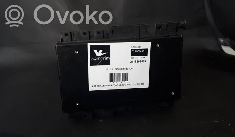 Seat control module   2118208585,A2118208585,DEFEITOSUPORTE,FRENTE