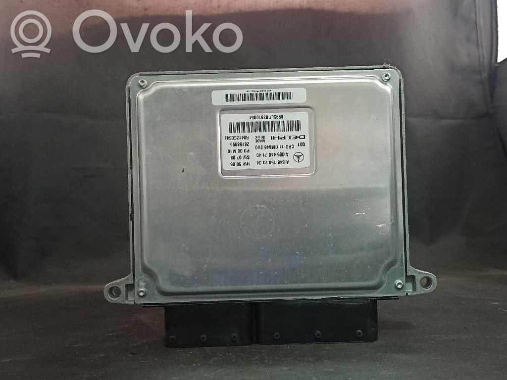 Mercedes-Benz C W204 Unitate/modul de control motor 
