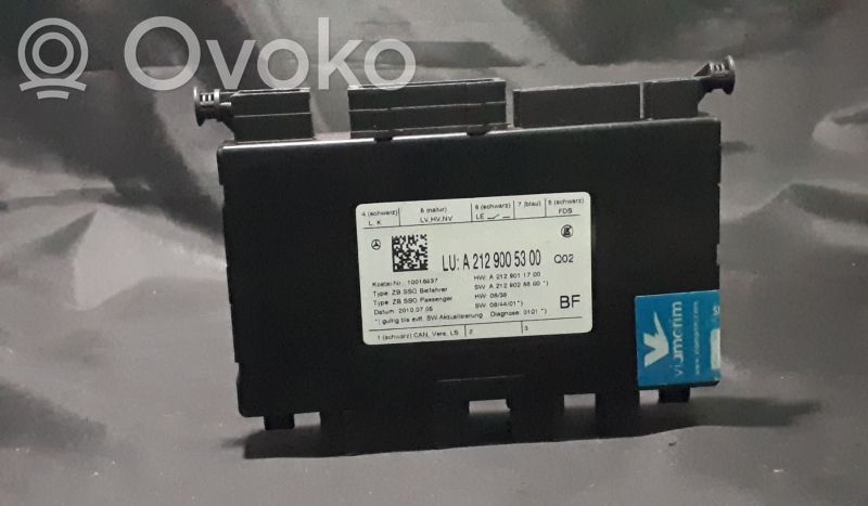 Mercedes-Benz E W212 Module de commande de siège 