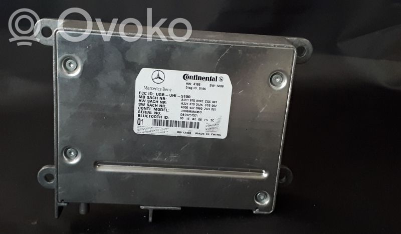 Unidad de control/módulo de bluetooth   2218708992,2168204726,2168206526,2218706687,2218708992,A2168204726,A2168206526,A2218706687,A2218708992