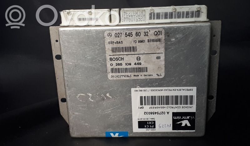 Mercedes-Benz A W168 Unitate control ESP (sistem de stabilitate) 