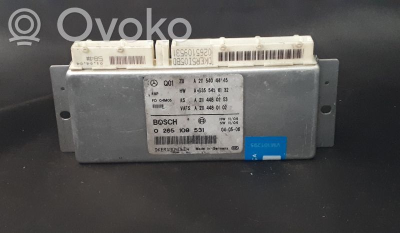 Mercedes-Benz E W211 ESP (stability system) control unit 