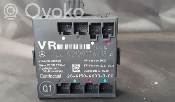 Mercedes-Benz E W212 Unité de commande module de porte 