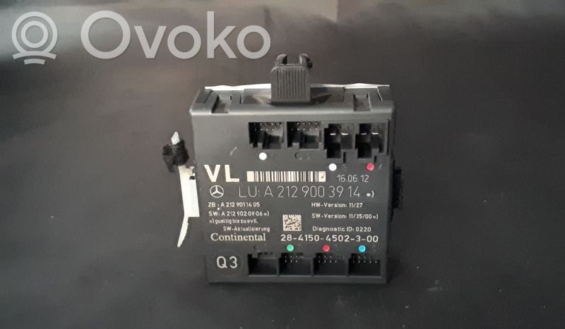 Mercedes-Benz E W212 Door control unit/module 