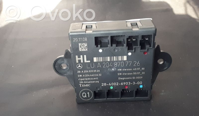 Door control unit/module   2048707726,TRASESQUERDO