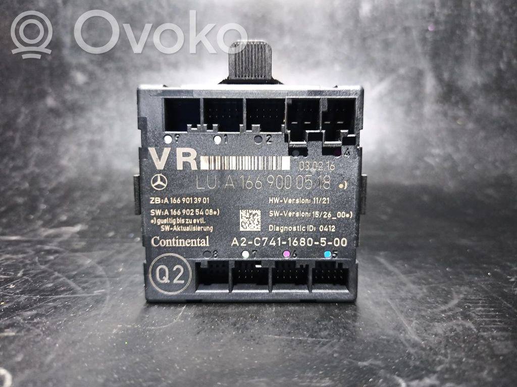 Mercedes-Benz A W176 Door control unit/module 