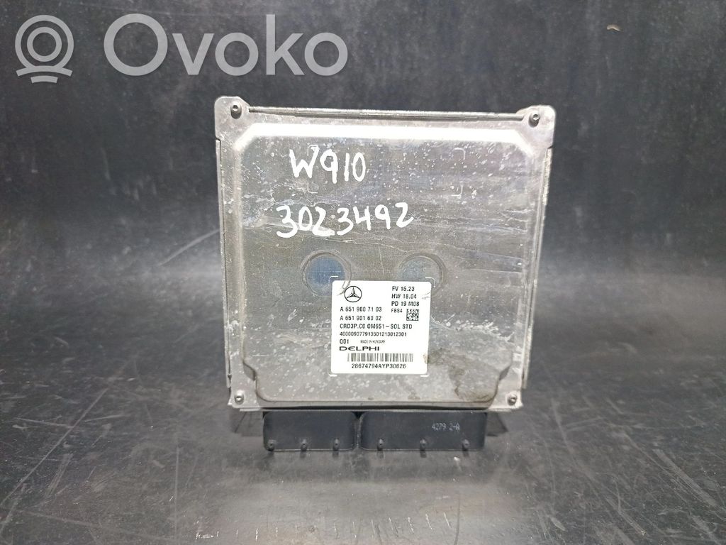 Sterownik / Moduł ECU   6519007103,A6519007103,FD19M08CRD3P0,FV1623HW1804