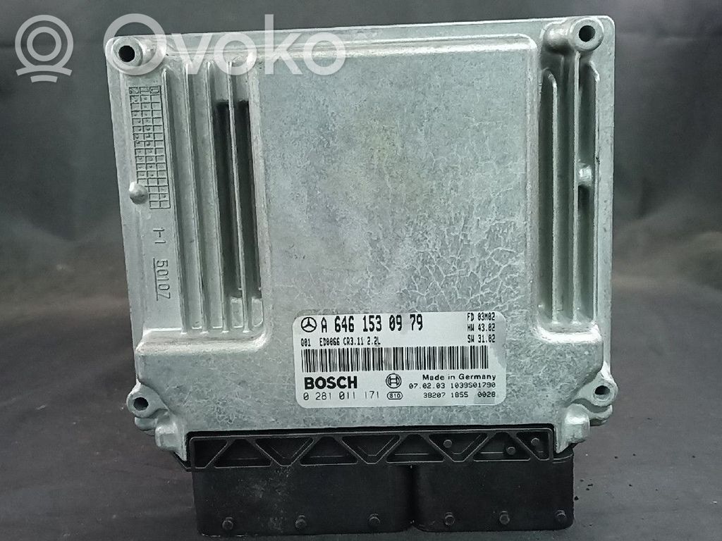 Mercedes-Benz E W211 Sterownik / Moduł ECU 