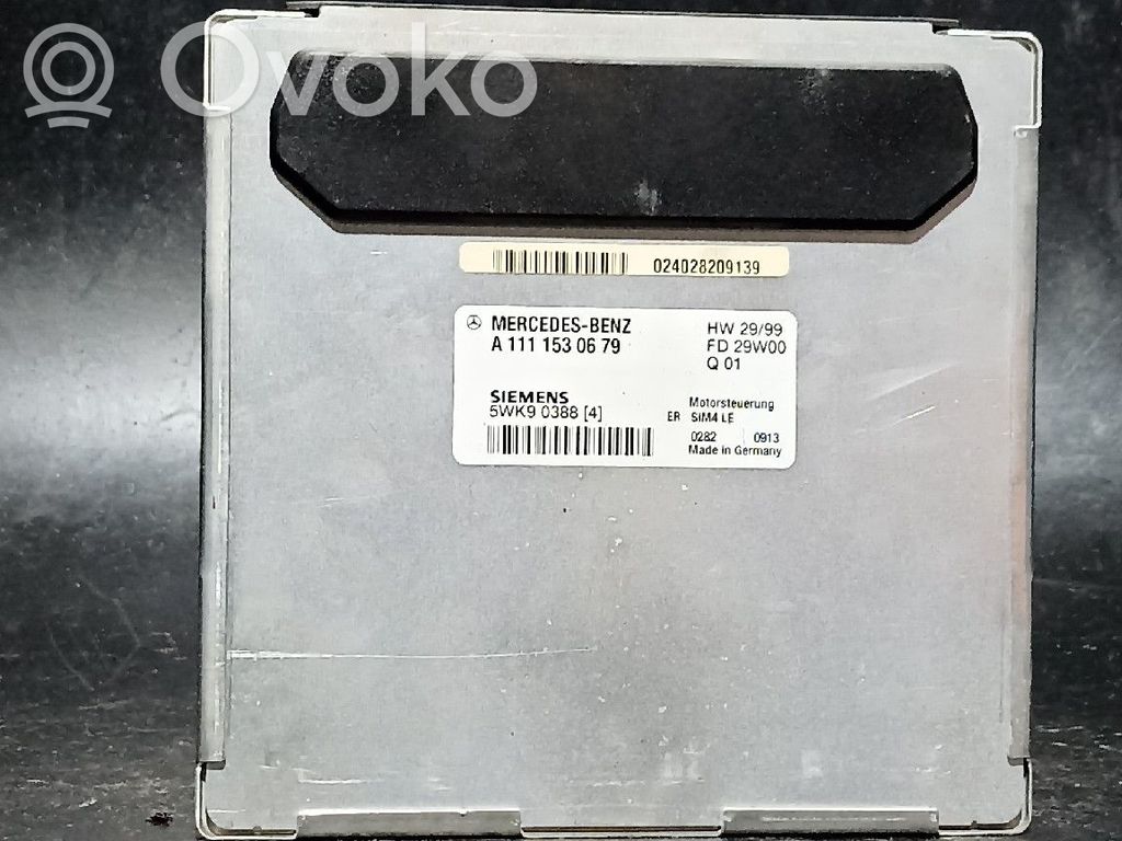 Mercedes-Benz CLK A208 C208 Sterownik / Moduł ECU 