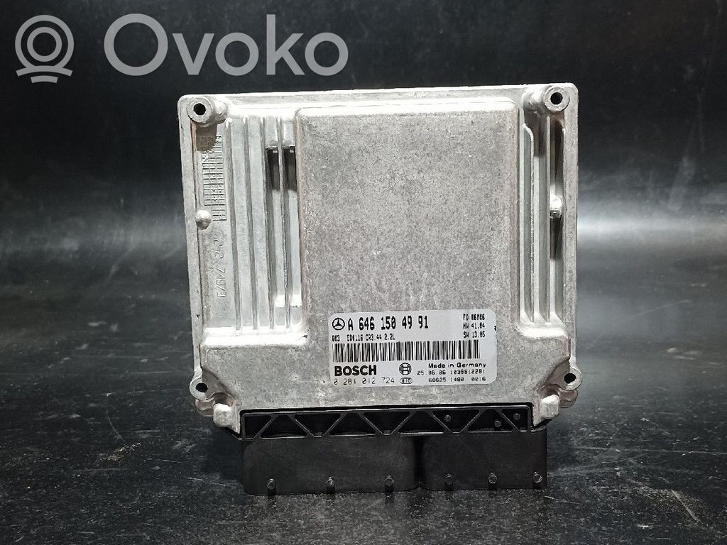 Engine control unit/module   6461504991,6461509677,A6461504991,A6461509677,Q03ED0116CR344