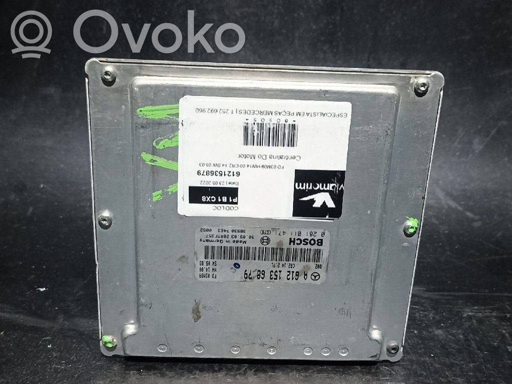 Mercedes-Benz CLK A209 C209 Engine control unit/module 