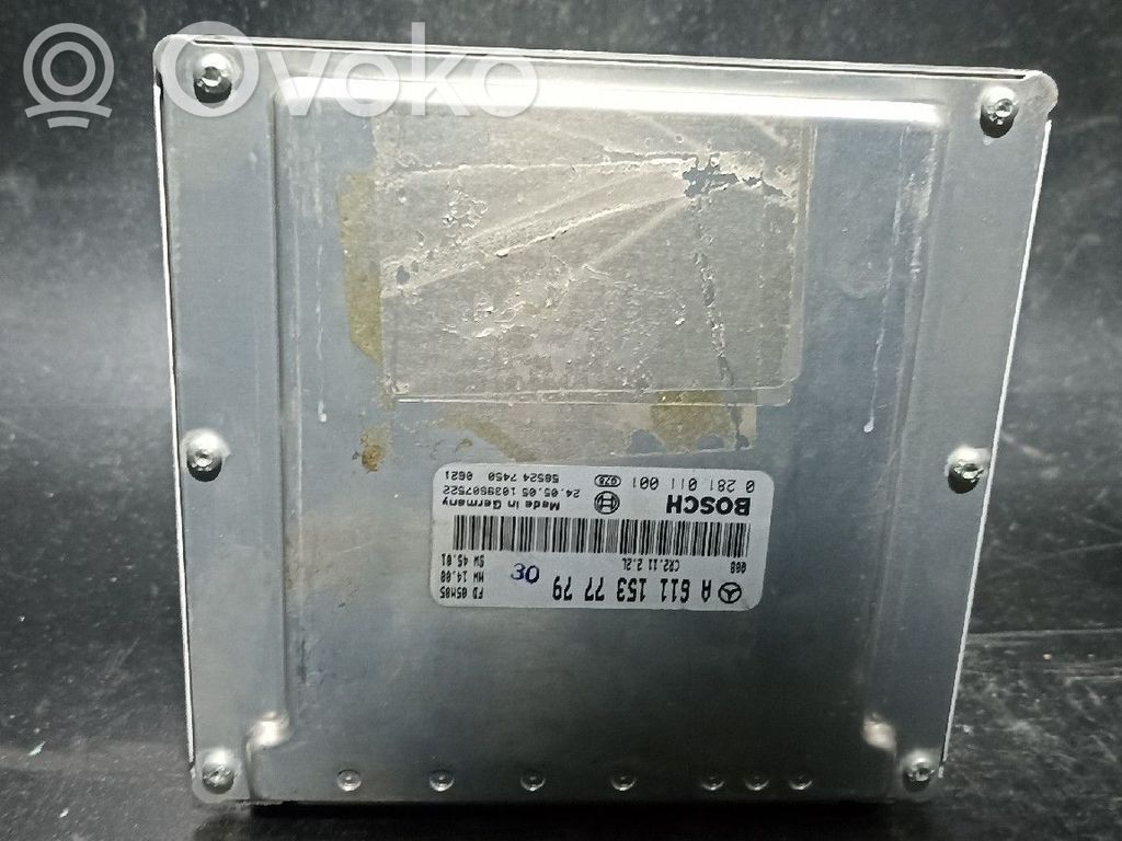 Mercedes-Benz CLC CL203 Engine control unit/module 