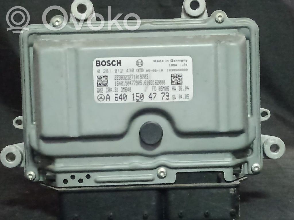 Engine control unit/module   6401504779,Q02CRA31