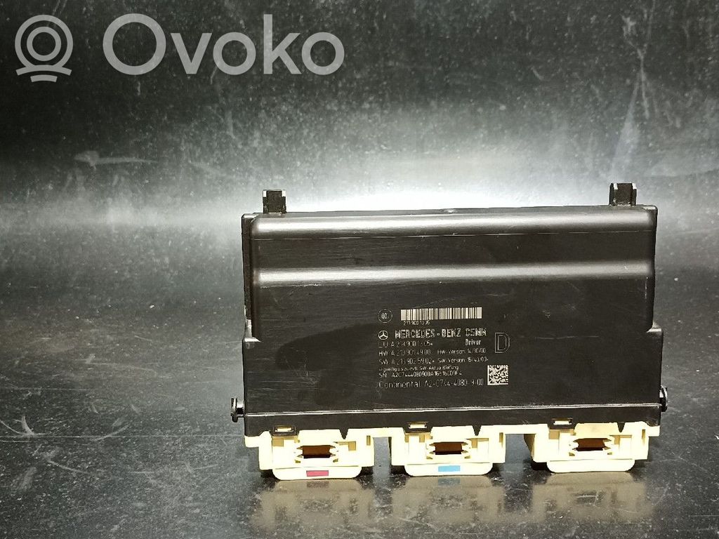 Module de commande de siège   2139001305,2139002713,A2139001305,A2139002713,FRENTEESQUERDO