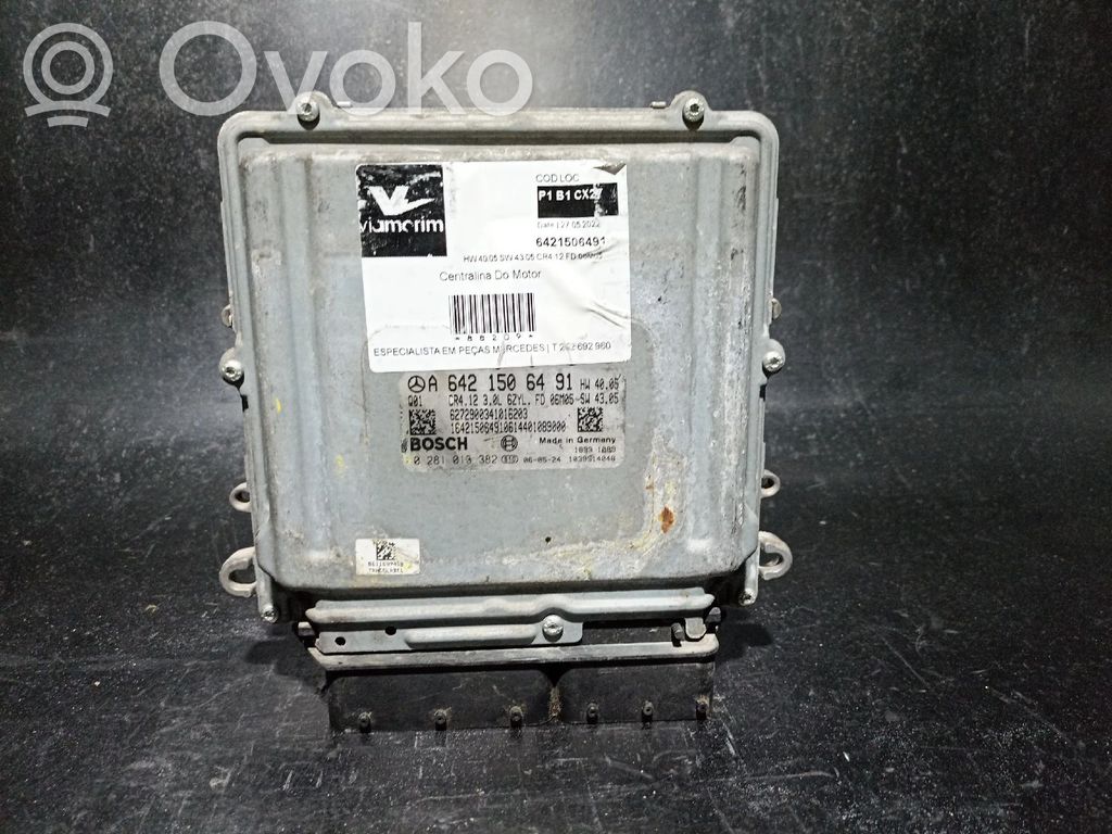 Mercedes-Benz ML W164 Unidad de control/módulo del motor 